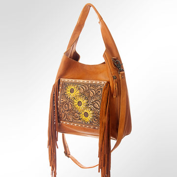 American Darling Hobo Hand Tooled Genuine Leather Western Women Bag | Handbag Purse Bags for Wallet Cute